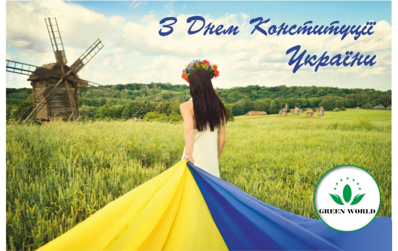 Вітаємо з Днем Конституції України!